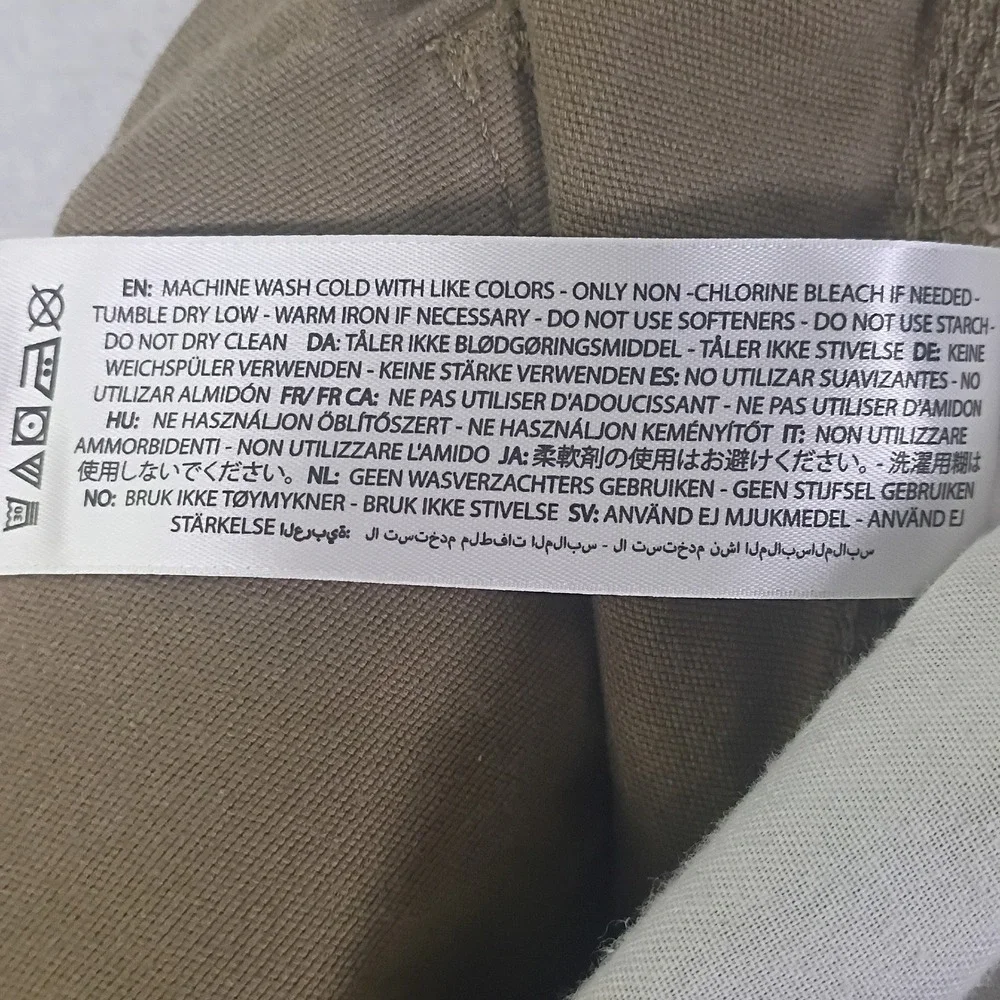 Ariat Rebar M4 Relaxed Straight Work Pants Mens 33x32 Field Khaki Canvas